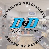 D&D Detailing logo, D&D Detailing contact details