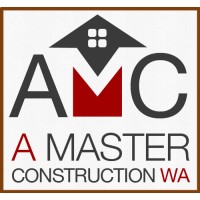 A Master Construction WA logo, A Master Construction WA contact details