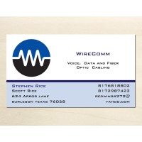 WireComm logo, WireComm contact details