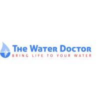 The Water Doctor logo, The Water Doctor contact details