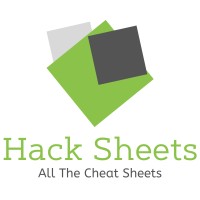 HackSheets logo, HackSheets contact details