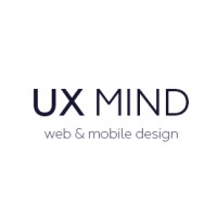 UX Mind logo, UX Mind contact details