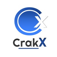 CrakX logo, CrakX contact details