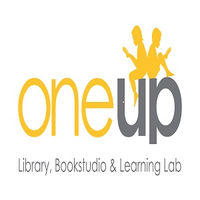 One Up Library, Book studio and Learning lab logo, One Up Library, Book studio and Learning lab contact details