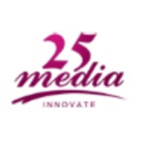 25 Media logo, 25 Media contact details