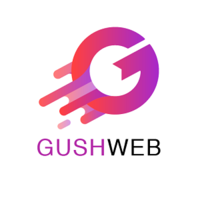 GushWeb logo, GushWeb contact details