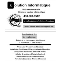 SOLUTION INFORMATIQUE logo, SOLUTION INFORMATIQUE contact details