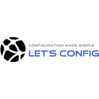 LetsConfig logo, LetsConfig contact details