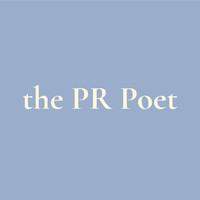 the PR Poet logo, the PR Poet contact details