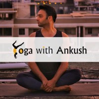 Yoga with Ankush logo, Yoga with Ankush contact details