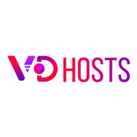 VD Hosts logo, VD Hosts contact details