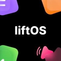 liftOS logo, liftOS contact details