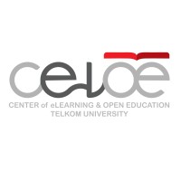 Center of eLearning and Open Education Telkom University logo, Center of eLearning and Open Education Telkom University contact details