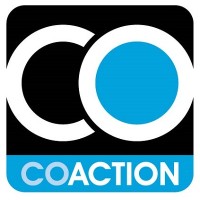 CoAction logo, CoAction contact details