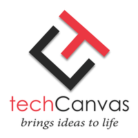 techCanvas logo, techCanvas contact details