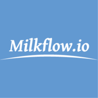 Milkflow.io logo, Milkflow.io contact details