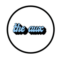 The AUX logo, The AUX contact details