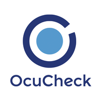 OcuCheck logo, OcuCheck contact details