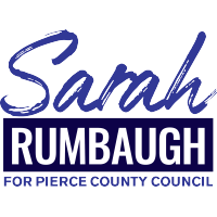 Sarah Rumbaugh for Pierce County Council logo, Sarah Rumbaugh for Pierce County Council contact details