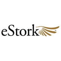 eStork logo, eStork contact details