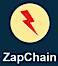 ZapChain logo, ZapChain contact details