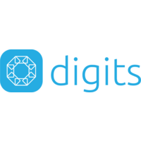 Digits logo, Digits contact details