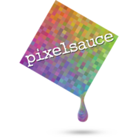 PixelSauce logo, PixelSauce contact details