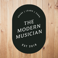 The Modern Musician logo, The Modern Musician contact details