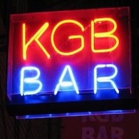 KGB Bar logo, KGB Bar contact details