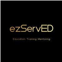 EZSERVED logo, EZSERVED contact details