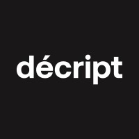 décript logo, décript contact details