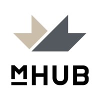 mHUB logo, mHUB contact details