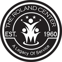 The Roland Center logo, The Roland Center contact details