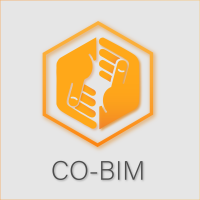 CO-BIM logo, CO-BIM contact details