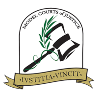 Model Courts of Justice logo, Model Courts of Justice contact details