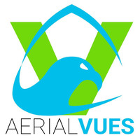 AerialVues logo, AerialVues contact details