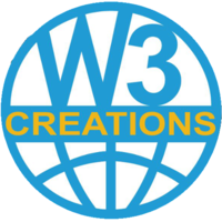 w3creations logo, w3creations contact details