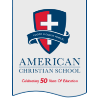 American Christian School logo, American Christian School contact details