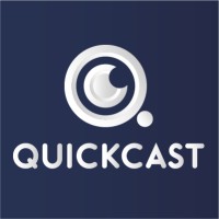 QuickCast logo, QuickCast contact details