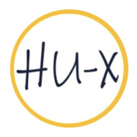 HU-X logo, HU-X contact details