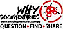 Why Documentaries logo, Why Documentaries contact details