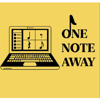 One Note Away logo, One Note Away contact details