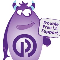 The Purple Guys logo, The Purple Guys contact details