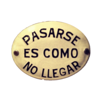 Pasarse es como no llegar logo, Pasarse es como no llegar contact details