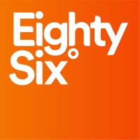 EightySix° logo, EightySix° contact details