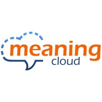 MeaningCloud logo, MeaningCloud contact details