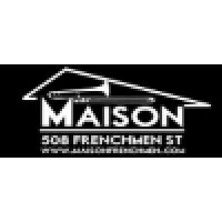 The Maison logo, The Maison contact details