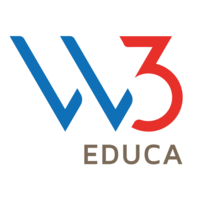 W3educa logo, W3educa contact details