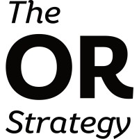 The OR Strategy logo, The OR Strategy contact details