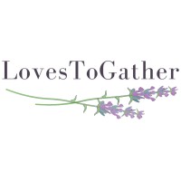 LovesToGather logo, LovesToGather contact details